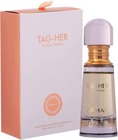 TAG-HER pour femme - concentrated French perfume oil 20ml